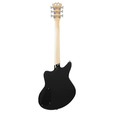 D'Angelico DAPBEDSHBLFCS PREMIER BEDFORD SH Offset Semi-Hollow Body 6-String Electric Guitar image 2
