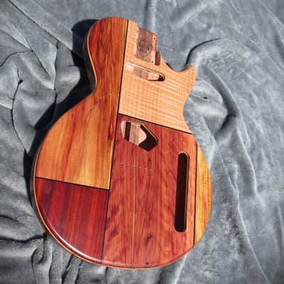 Babik Custom Telecaster Style body, Les Paul shape, Canary wood on Cedar, Light Weight, Handmade 2026 image 1