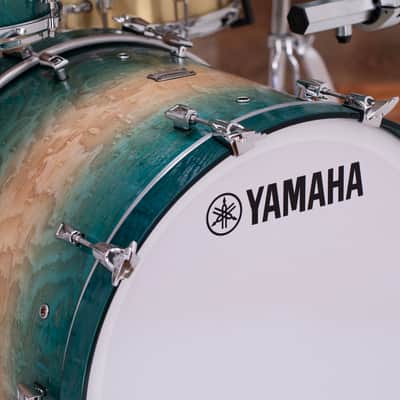 YAMAHA PHOENIX PHX 5 PIECE DRUM KIT, TEXTURED TURQUOISE SUNBURST image 4