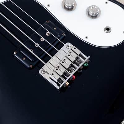 1990 Mosrite Ventures Model Bass Standard Series VMB-900 Black w/ Case, Japan Kurokumo image 8