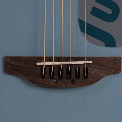Ovation Applause Jump Series Dreadnought Acoustic guitar, Lagoon-Blue (AAS-69-B) image 4