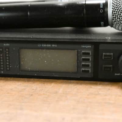 Shure UR4D Wireless Receiver w/ two UR2/SM58 Handheld Mics - L3 Band CG0128M image 3