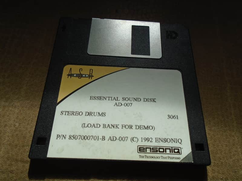 Ensoniq ASR-10 Essential Sound Disk AD-007 Stereo Drums image 1