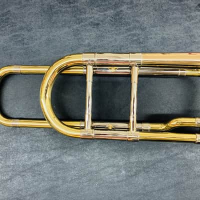 C-STOCK Bach Stradivarius 42BOG Professional Trombone Gold Bell image 6