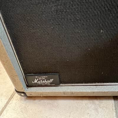 1987 Marshall 25/50 2551B Silver Jubilee 4x12 Straight Speaker Cabinet image 2