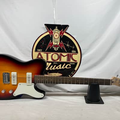 Squier Paranormal Baritone Cabronita Telecaster Tele Electric Guitar - 3-Color Sunburst