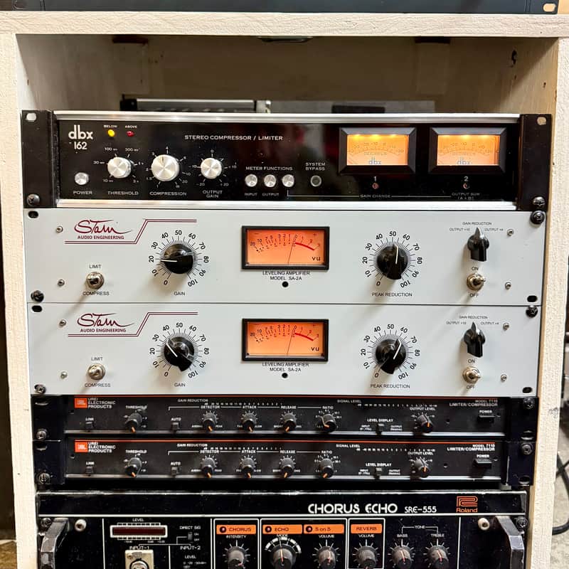 PAIR! -Stam SA-2A tube opto compressor limiter - LA-2a teletronix/ Urei clone image 1