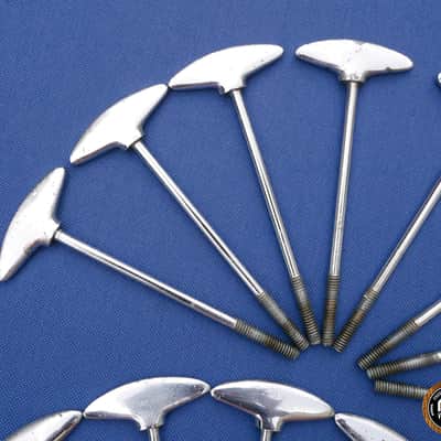Sonor Teardrop Champion T-rods Tension Rods Bass Drum Lot of 16 Vintage image 5
