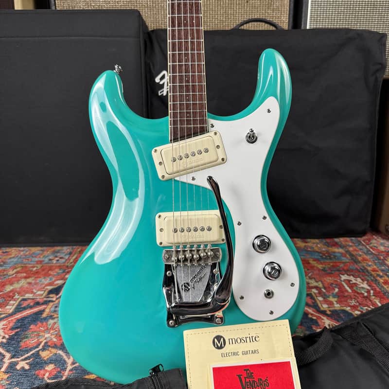 Mosrite Super Excellent '65 MK1 "The Ventures Model" Surf Green - 2000's image 1