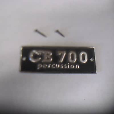 CB 700 Badge w/ original tacks. 70's/80's Black/Silver image 2
