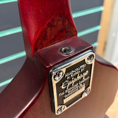 Epiphone EB-1 Satin Cherry 1999 Electric Bass image 11