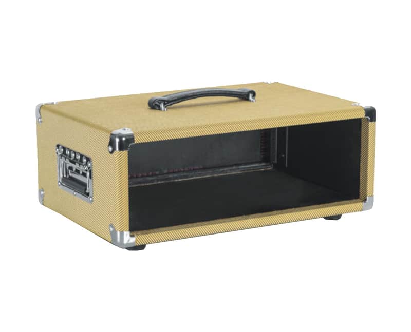 Gator Cases GR-RETRORACK-3TW 3U Vintage Amp Vibe Rack Case – Tweed - Open Box image 1