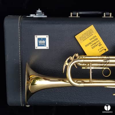 King Symphony DUAL BORE trumpet Sterling leadpipe GAMONBRASS case mouthpiece image 4