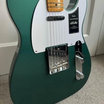 Fender Vintera III Late '50s Telecaster Maple Fingerboard Sherwood Green Metallic 2026 - Sherwood Green image 5
