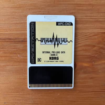 Korg Wavestation WPC-OAD Data Card image 1