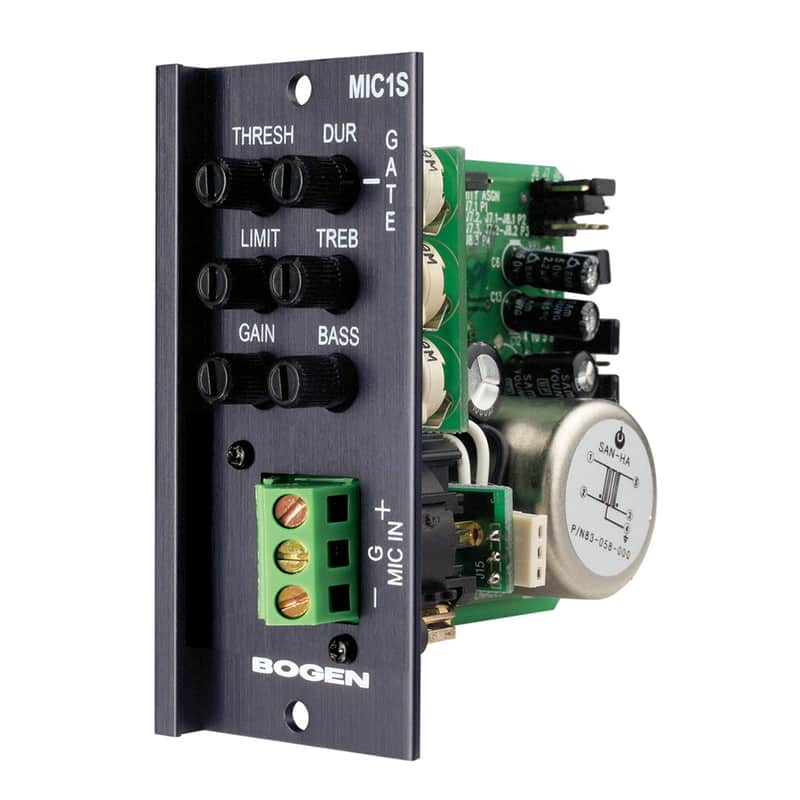 Bogen MIC1S Microphone Input Module with Screw Terminals (for Bogen Matrix Systems) image 1