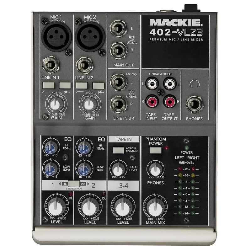 Mackie 402-VLZ3 4-Channel Mic / Line Mixer | Reverb Canada