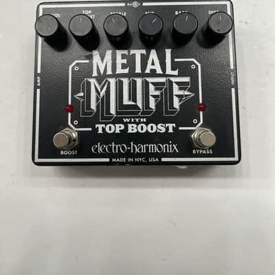 Electro Harmonix Metal Muff With Top Boost Distortion Guitar Effect Pedal image 1