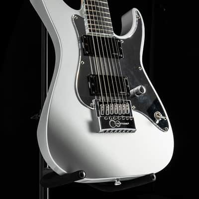 Used ESP Custom Shop Ken Susi M-II 7 String Prototype Silver Metallic image 3