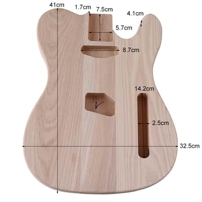 Ashwood Electric Guitar Body TL Guitar Barrel Guitar Kit image 5