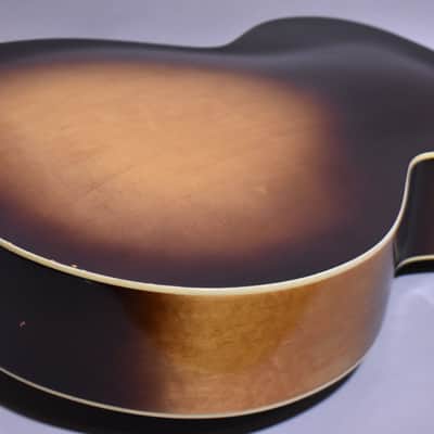 c.1960's Airline N-2 Acoustic Archtop Sunburst image 13