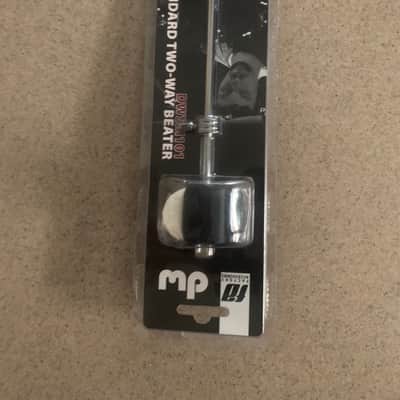 DW DWSM101 Two Way Felt/Plastic Bass Drum Beater 2010s - Chrome/Black image 3