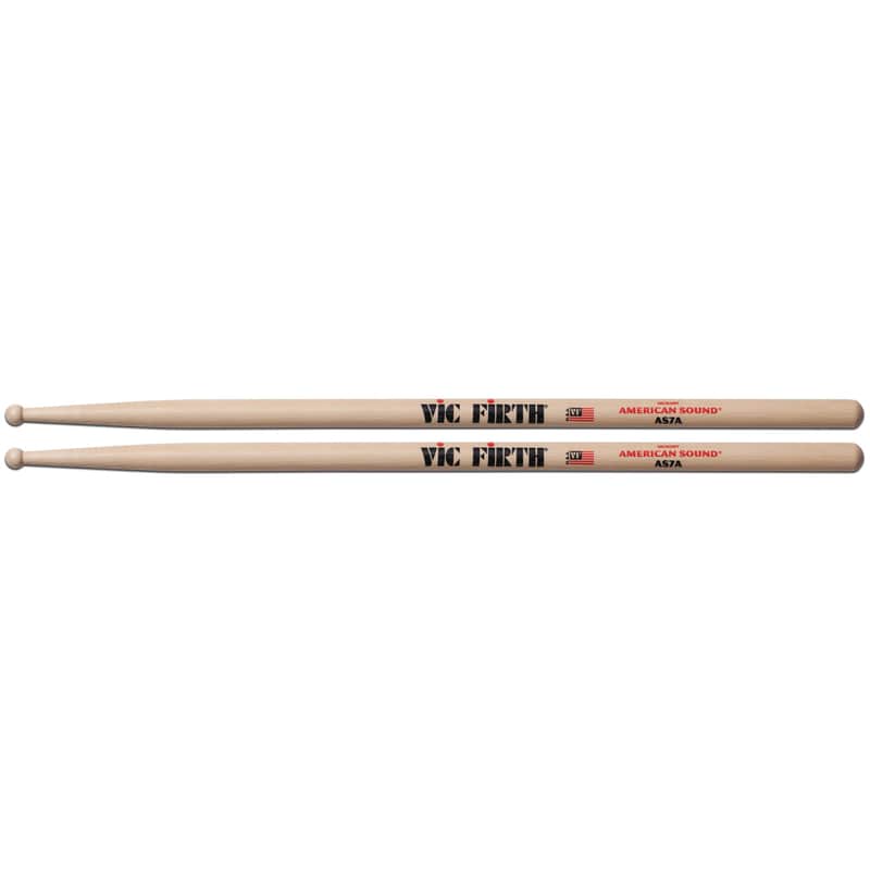 Vic Firth American Sound Drumsticks - 7A - Wood Tip image 1