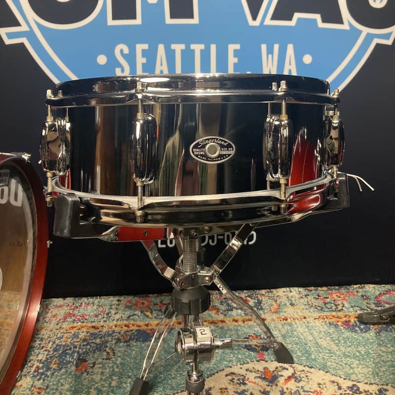 1970s Slingerland 5×14″ No. 141 Festival 8-Lug Snare Drum Chro…