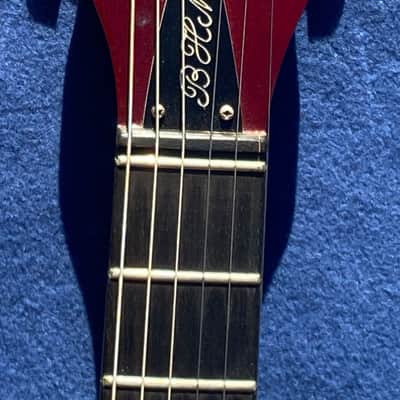 Guild Brian May Signature 1993 - Red see trough body image 12