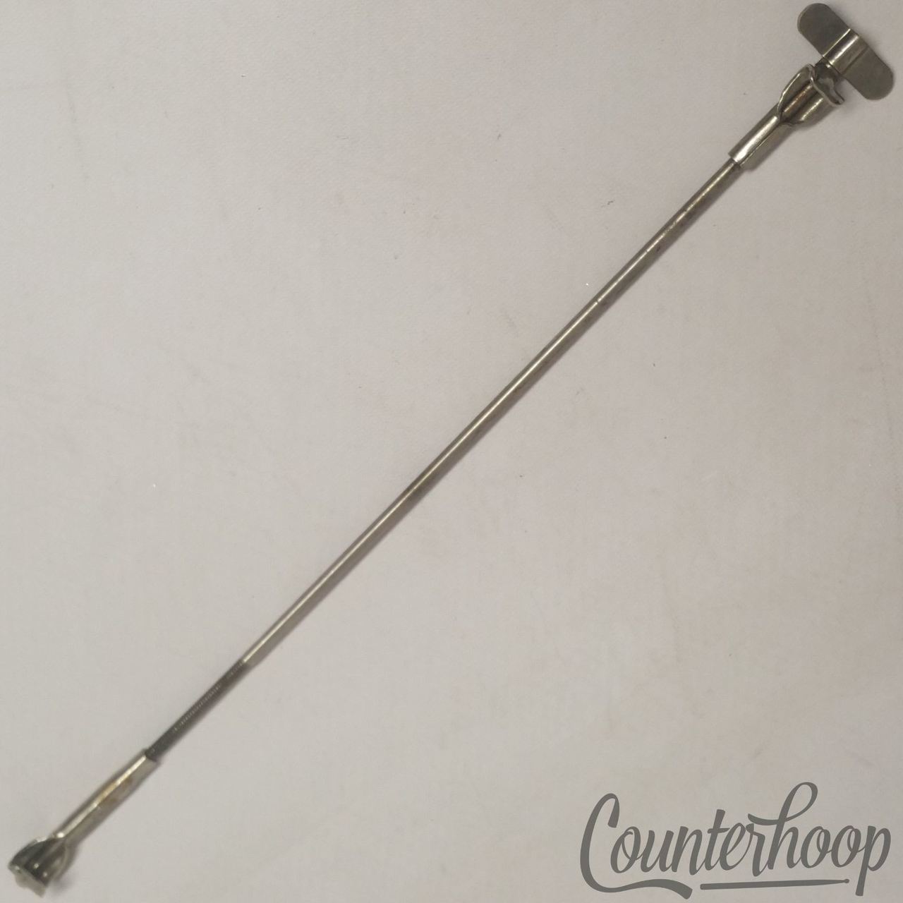 Leedy Single-Tension T-Rod+Claws Marching Snare/Bass Drum Vintage 10s Nickel USA — main photograph