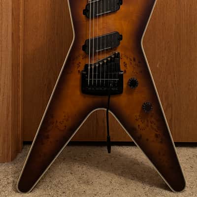 Dean ML Select 8 Multiscale Kahler 2021 - Satin Natural Black Burst w/ Hardcase! image 2