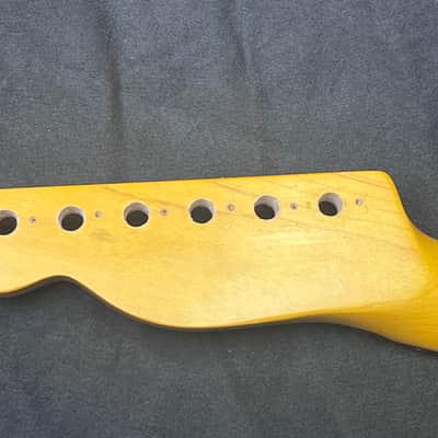 Aftermarket Telecaster Maple Neck Rosewood Fretboard Bone Nut - Satin Nitro image 5