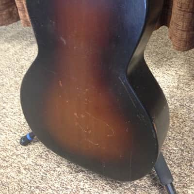 Vintage Oahu Squareneck Acoustic Guitar circa 1930's with Original Case image 5
