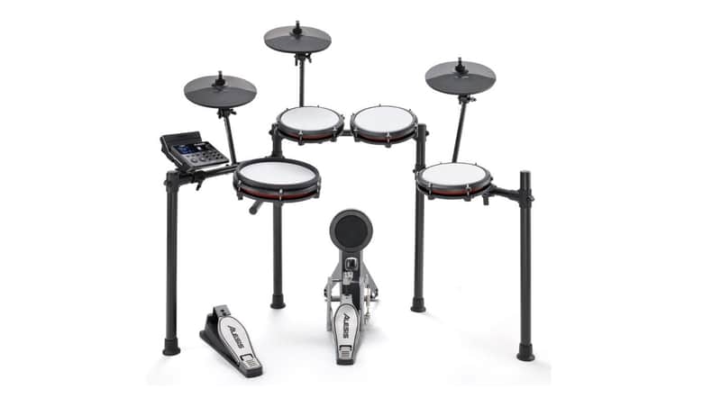 Alesis Nitro Max 8-Piece Electronic Drum Kit with Mesh Heads and Bluetooth image 1