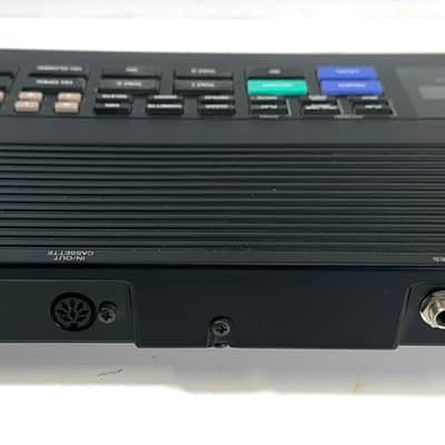 Yamaha drum machine with power supply and midi RX21 1980s - Black metal image 7