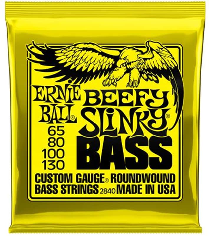 Ernie Ball 2840 Beefy Slinky Nickel Wound Electric Bass Strings image 1
