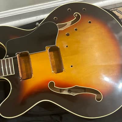 Vintage Standel 420-S Semi Hollow 1960’s Husk Sunburst image 2