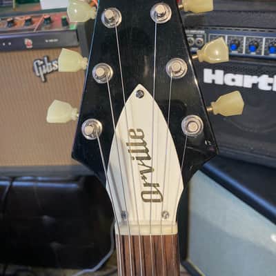 Orville ‘67 Reissue Flying V MIJ w/ Maestro DiMarzio Pickups 1996 - Black image 6