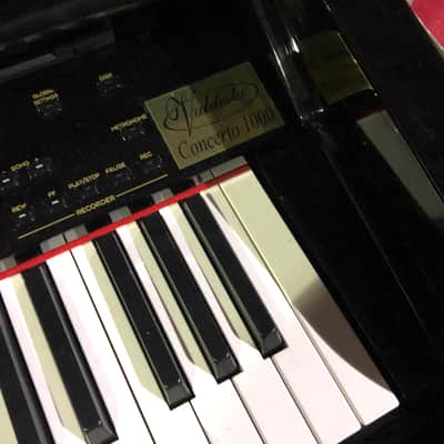 Valdesta Concerto 1000 Electric Piano owned and used by Rick Wakeman of YES 1990 Black image 2