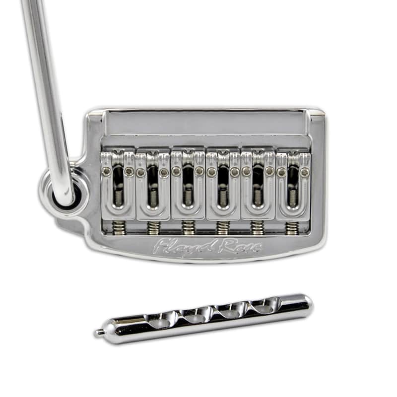 FR Left-Handed Rail Tail Tremolo - Wide, Chrome image 1