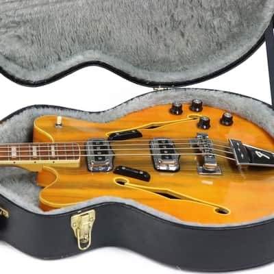 1967 Fender Coronado Bass II - Wildwood "Rainbow Golds" image 11