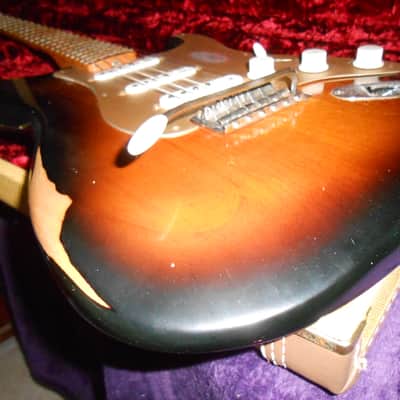 Fender Road Worn 50's Stratocaster 2012 - Custom Shop Josefina Tomatillo hybrid build w/ CS case2-Tone Sunburst image 6