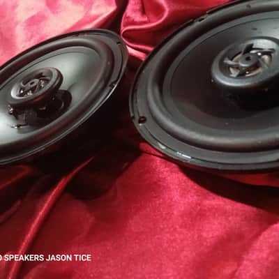 6.5" SPEAKER COAX 2 WAY  SPEAKER PAIR NEW poly rubber auto hifi monitor low cost newPmr 16pkt-pc 2026 image 3