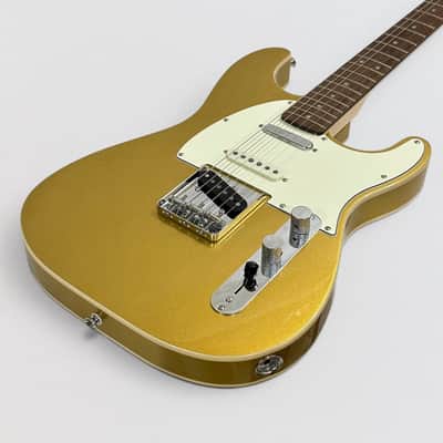 Fender Squier Paranormal Custom Nashville Stratocaster Electric Guitar - Aztec Gold image 10