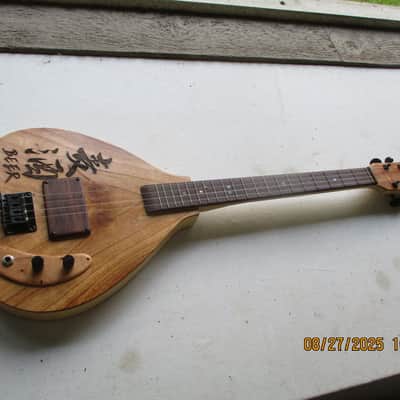 G.S.Monroe Beer Belly Electric Tenor Guitar 2025 - Natural image 1