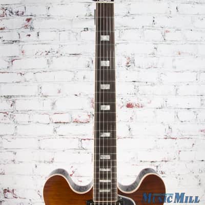 Gibson Memphis ES-335 Premiere Figured Semi-Hollow Electric Guitar Faded Lightburst 7705 w/OHSC image 3