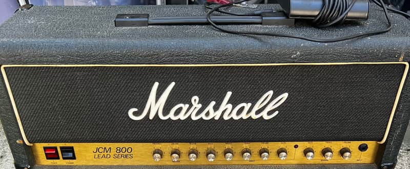 Marshall JCM 800 Lead Series Model 2205 2-Channel 50-Watt Head 1982 - 1989 - Black image 1