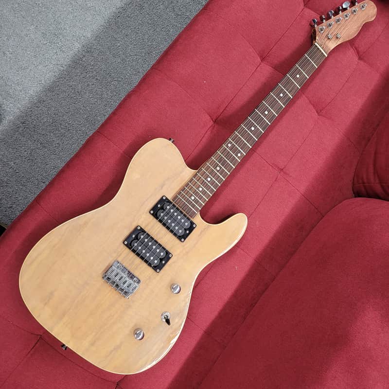 Unknown T-Style Parts Guitar HH - Natural image 1