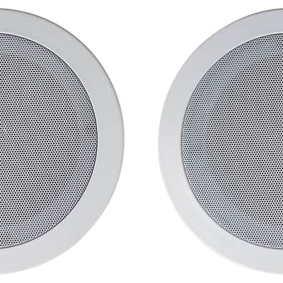 (12) Rockville HC55-16 White 5.25" 300w In-Ceiling Home Theater Speakers 16 Ohm image 3