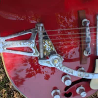 Greco EG-135 Hollowbody Guitar 60s - Cherry Red image 15